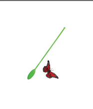 Load image into Gallery viewer, Butterfly Chase Wand Cat Toy
