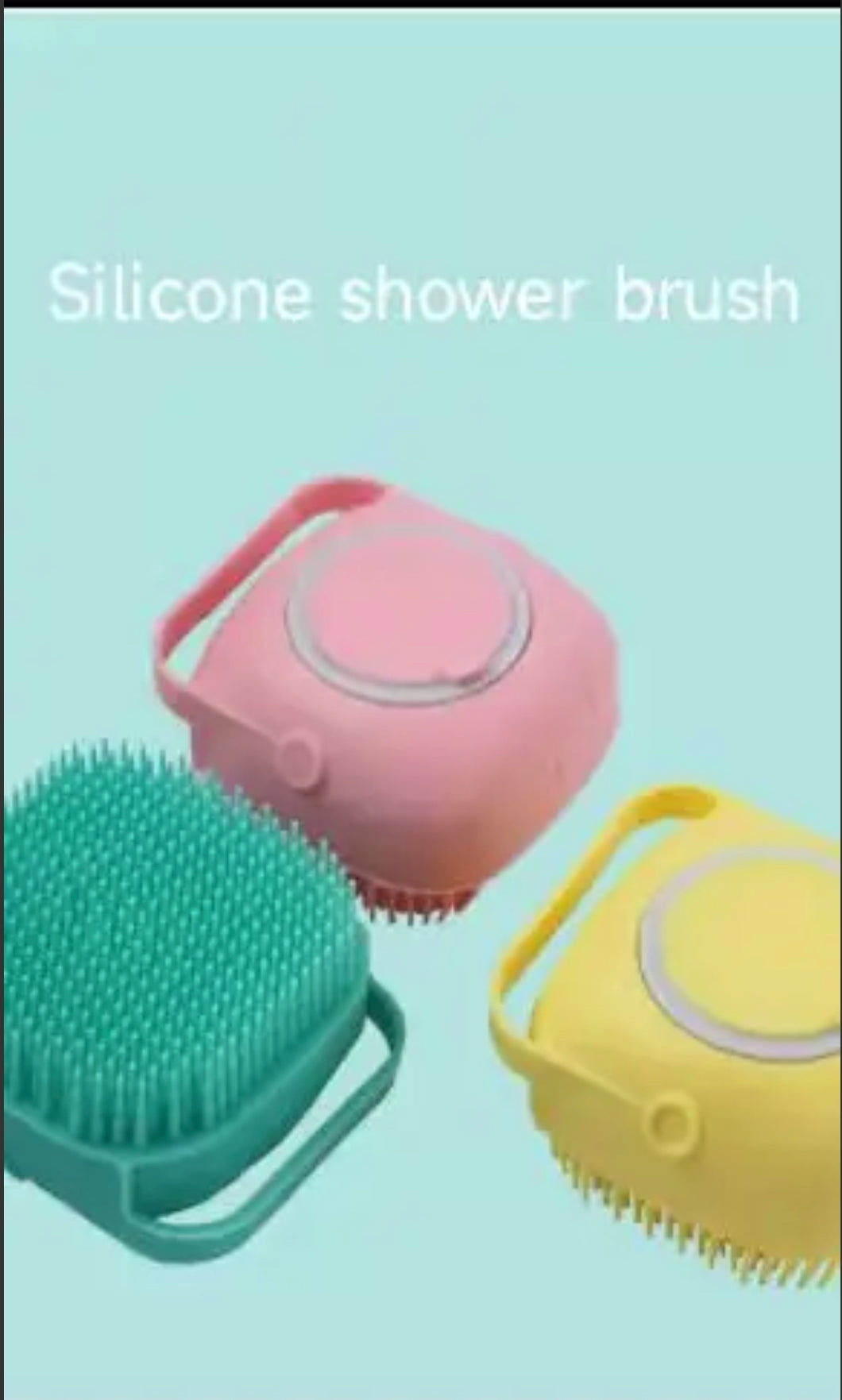 Silicone Shower Brush for Cats & Dogs (all sizes) **New Item***